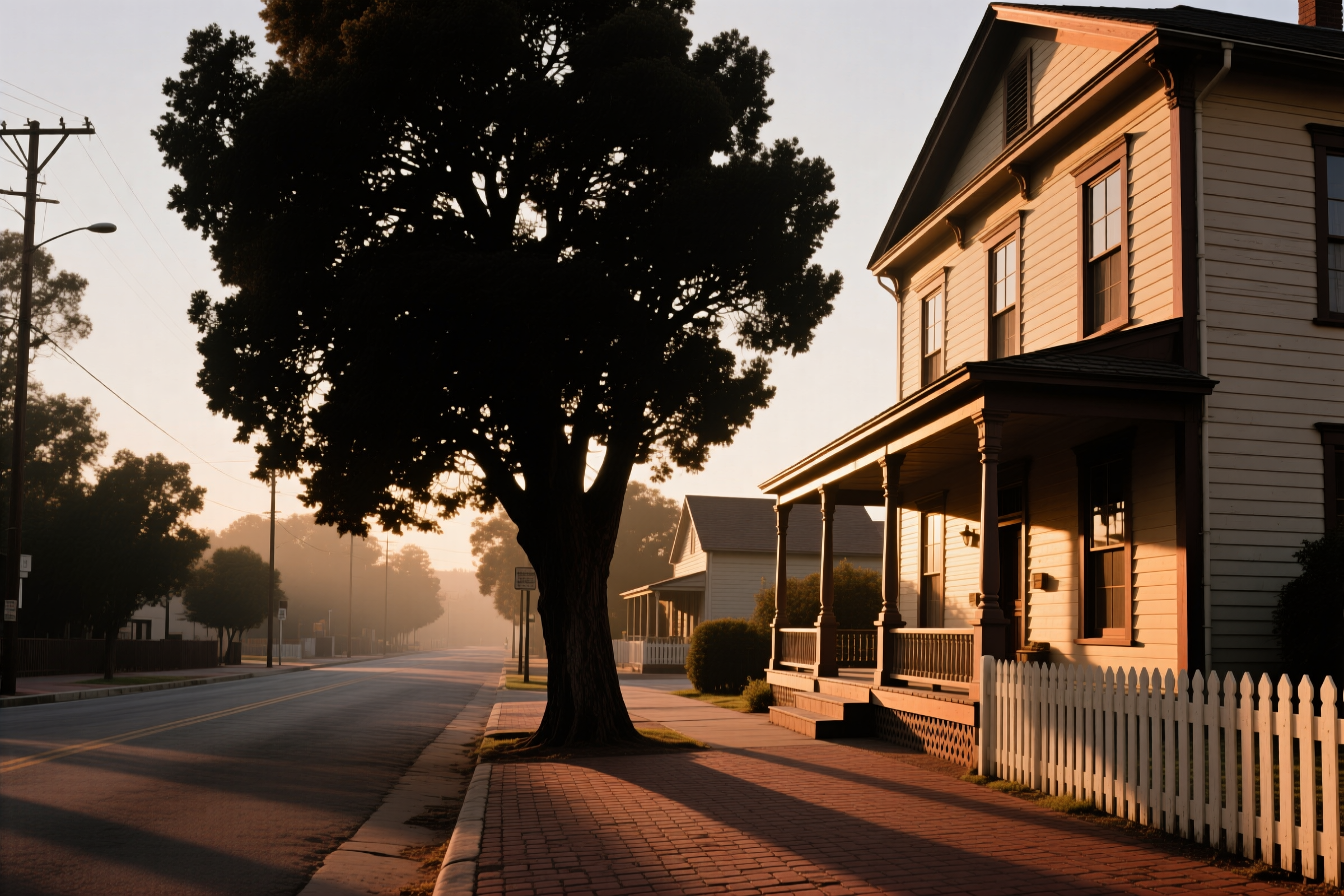 A restored historic home near Old Folsom's Sutter Street with a covered porch