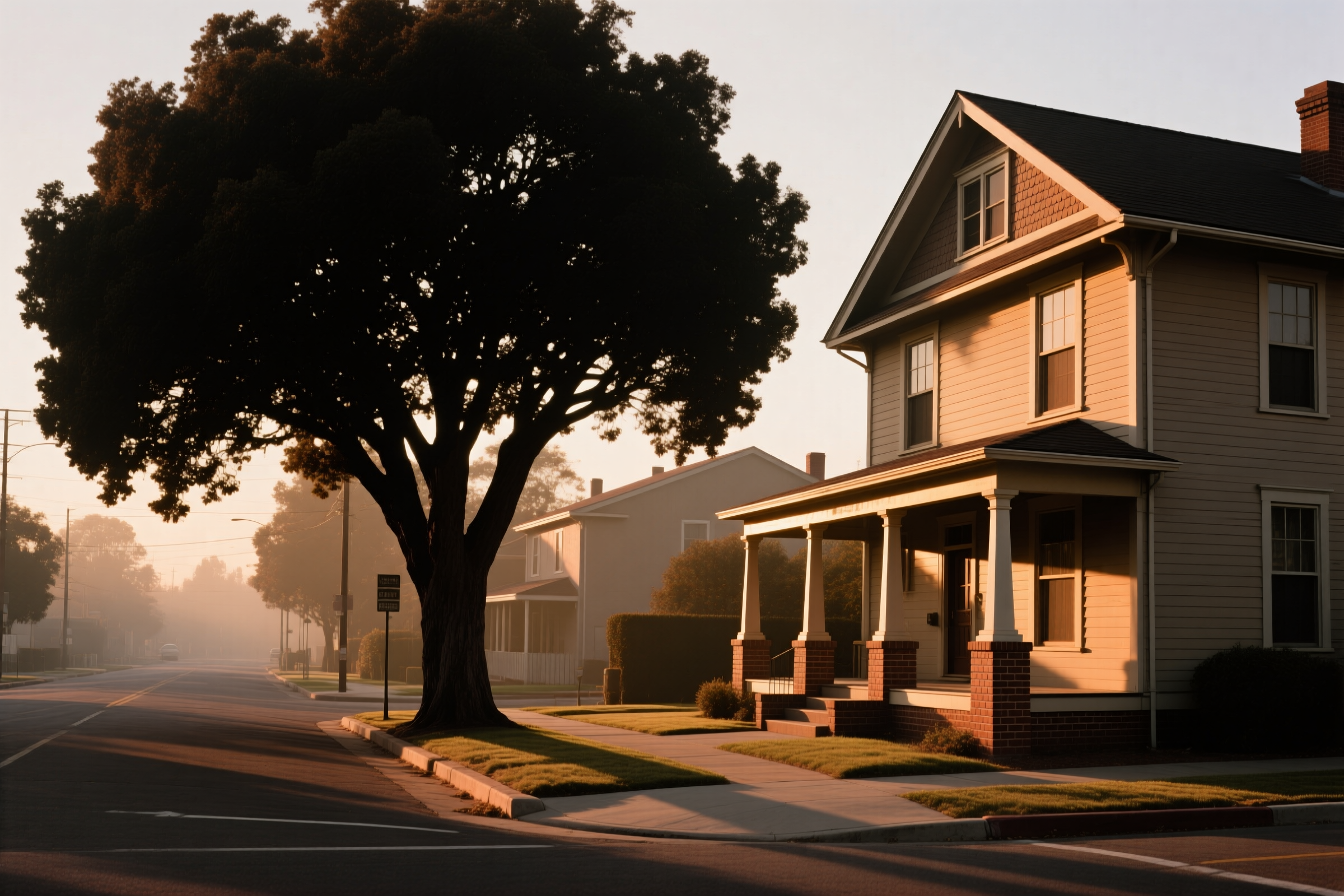 A restored early-20th-century home near Old Town Roseville with a covered porch